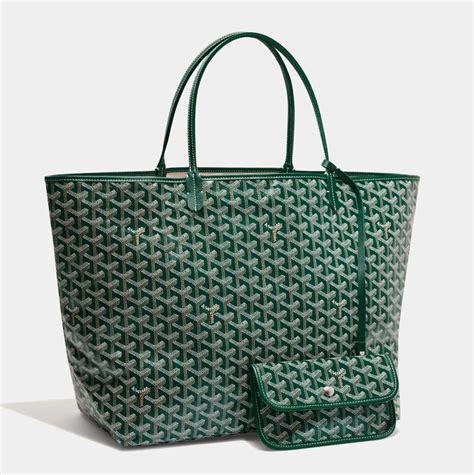 goyard green pertius|goyardine bag.